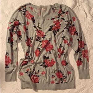 Floral Sweater